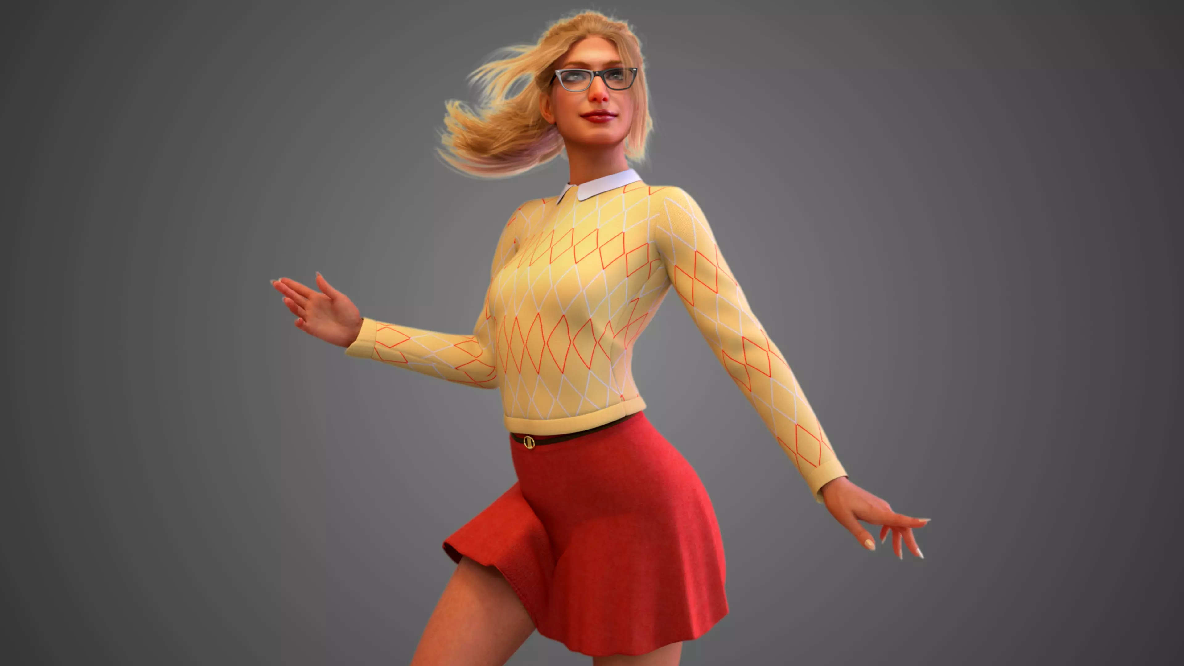 Supergirl - Kara Danvers 3D model_0