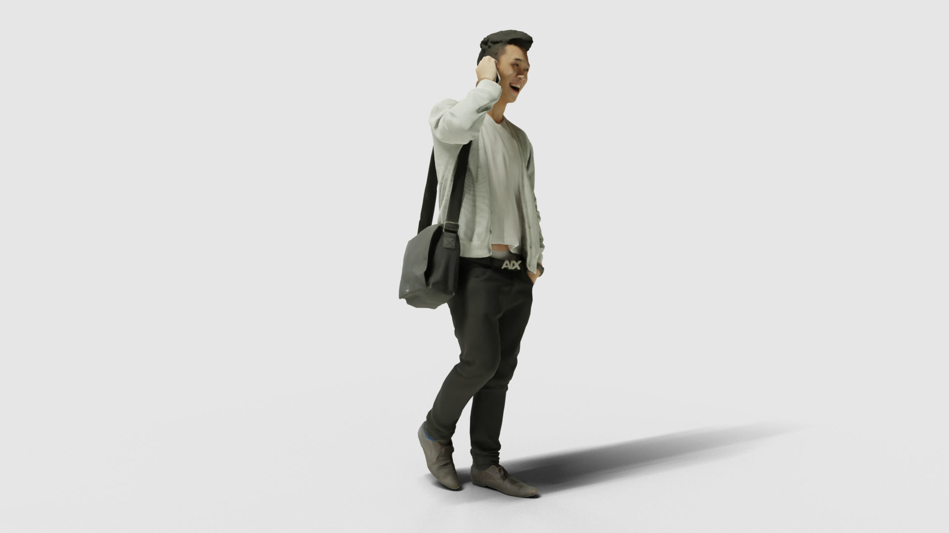 People Men Asian  3D model_1