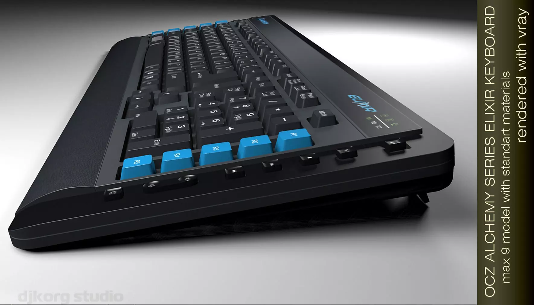 OCZ Alchemy Elixir Keyboard 3D model