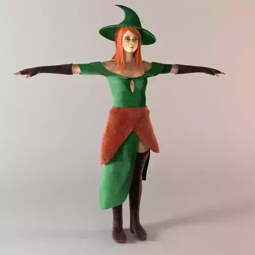 The Witch - Female character model