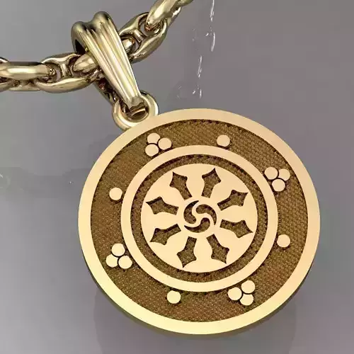 pendant with  symbols - with or without enamel 