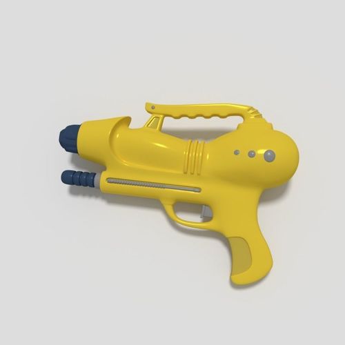 Toy Gun Low-poly 3D model