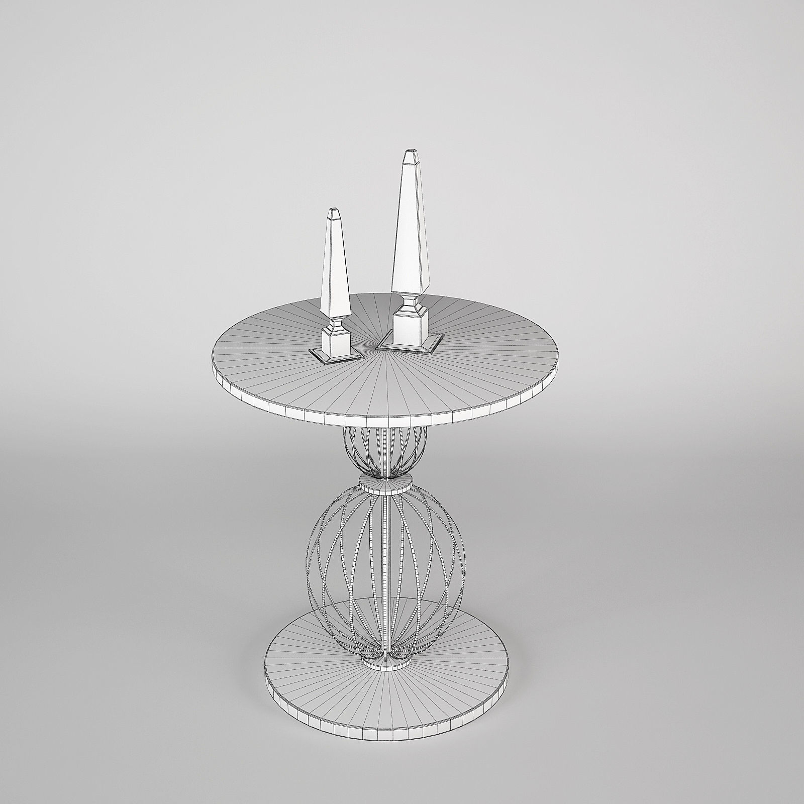 Fendi Round Table 3D model_3