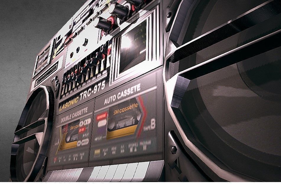 Lasonic TRC-975 Low-poly 3D model_0