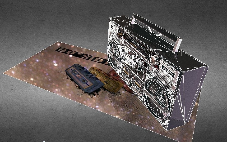 Lasonic TRC-975 Low-poly 3D model_5