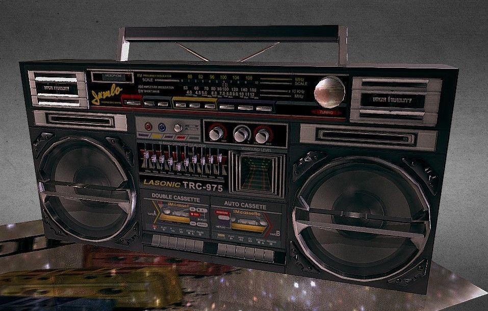 Lasonic TRC-975 Low-poly 3D model_2