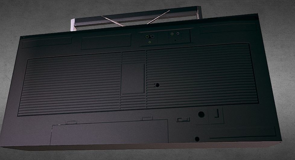 Lasonic TRC-975 Low-poly 3D model_3