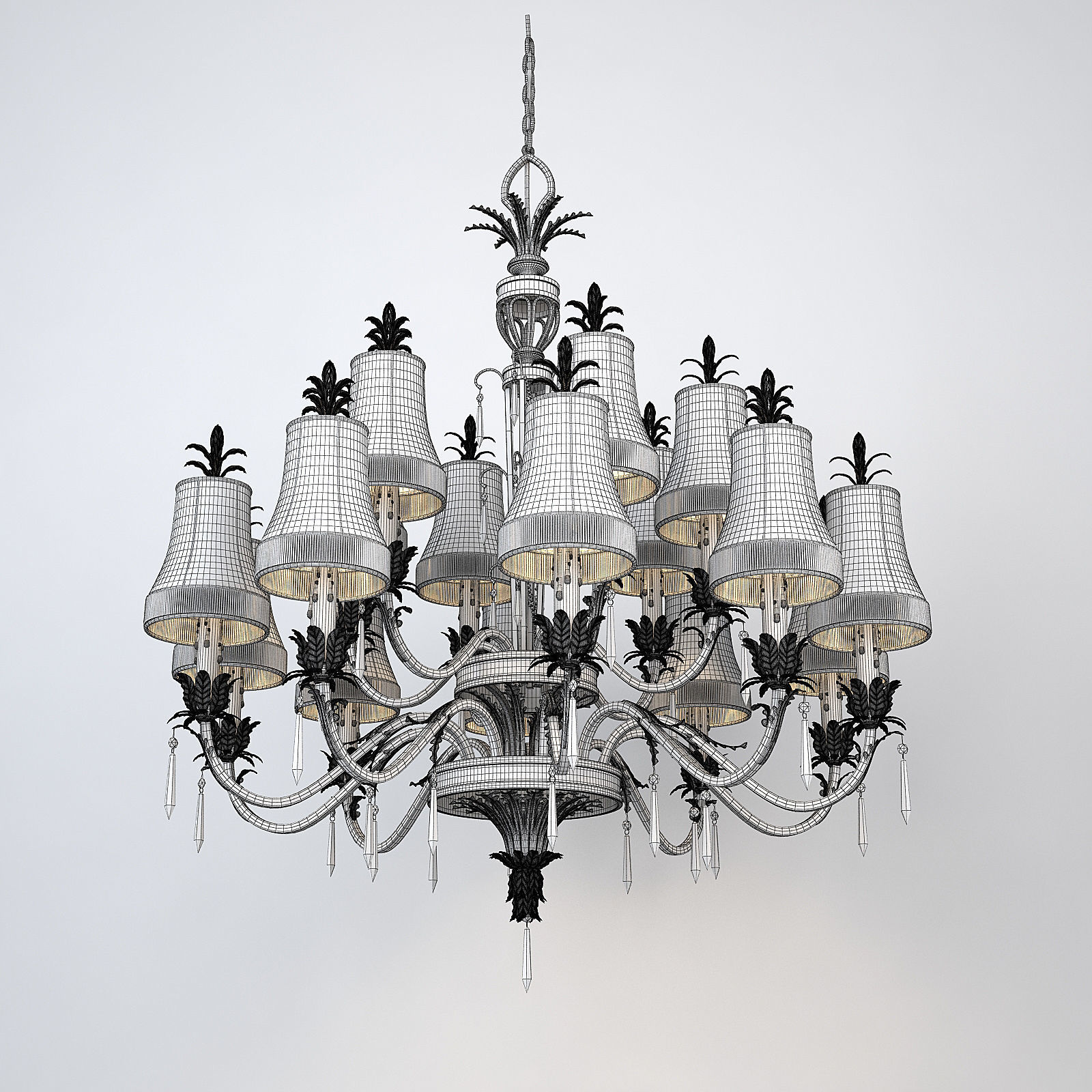  Fine Art Crystal Chandelier 428040 3D model_3