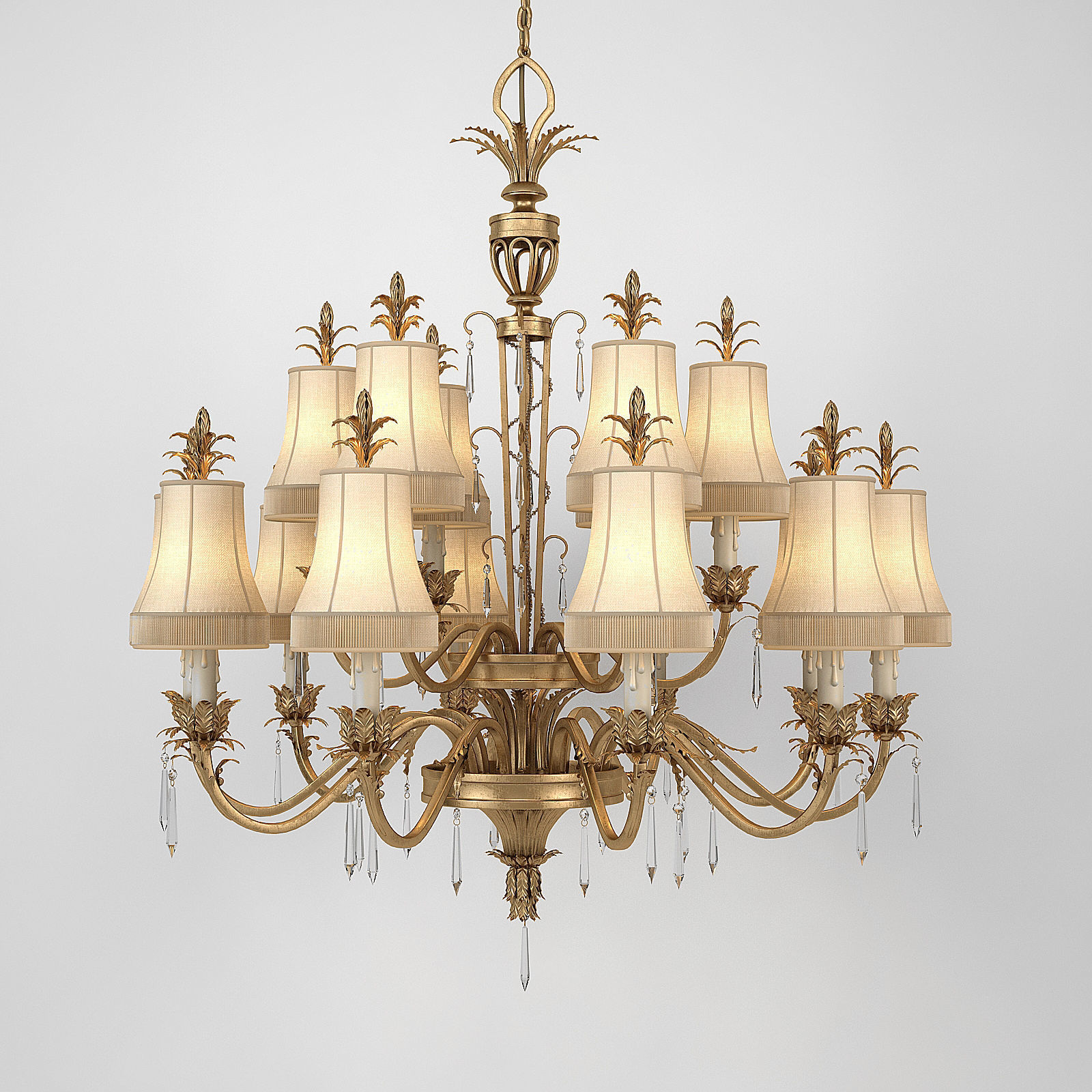  Fine Art Crystal Chandelier 428040 3D model_1