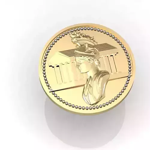 greek coin pendant two options