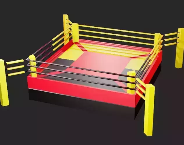 Box Ring 1 - Mobile Game Asset Low-poly 3D model