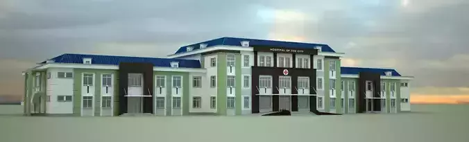 Hospital 01 3D model