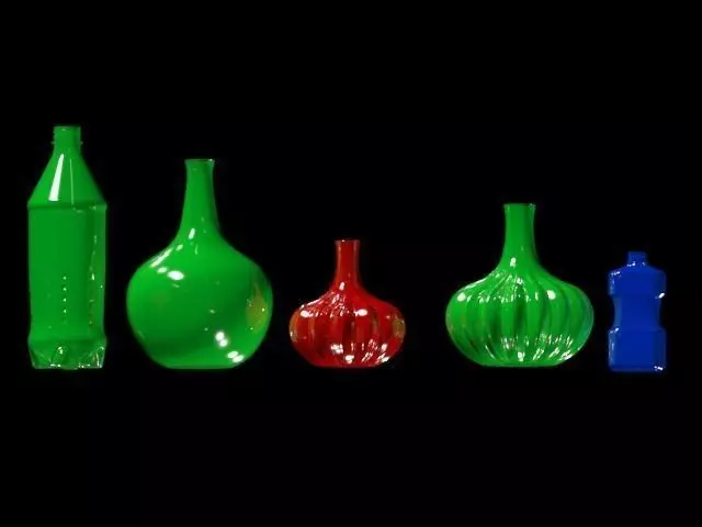 Bottle pack high poly Free 3D model