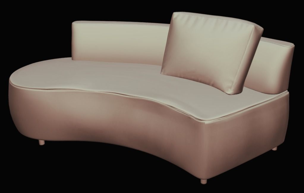 Modular Gemini Modern Sofa Pack Low-poly 3D model_3