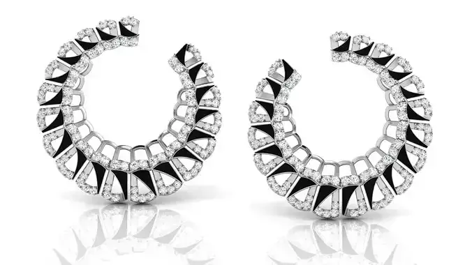 Bouquet Earring 3D print model