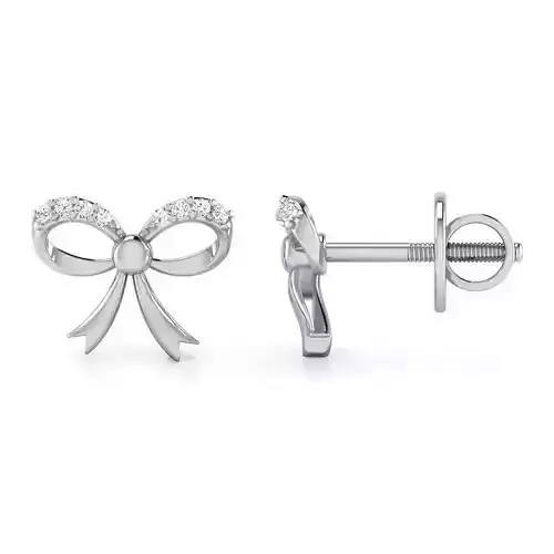 Bow Stud Earrings