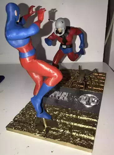 The Atom VS Ant-man comics 3d print 20cm