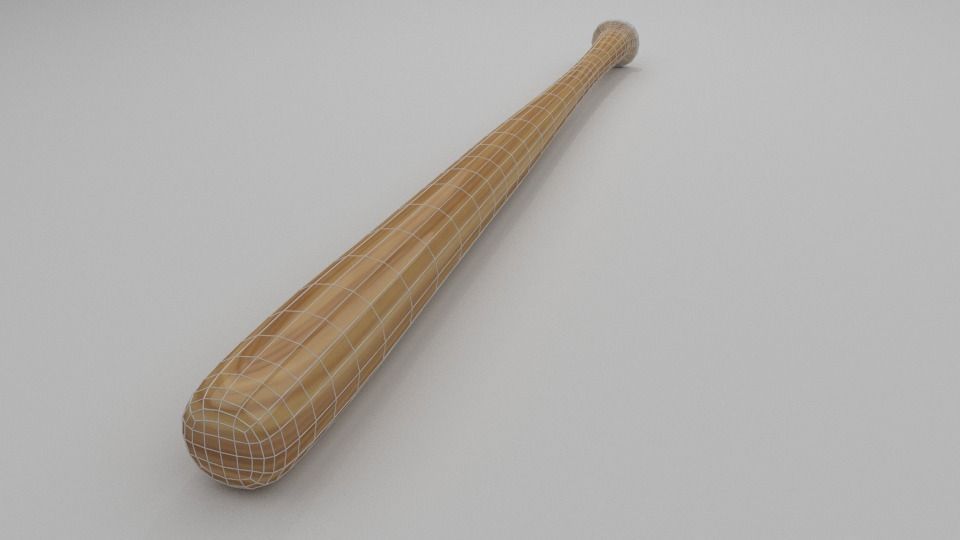Baseball Bat 3D model_3