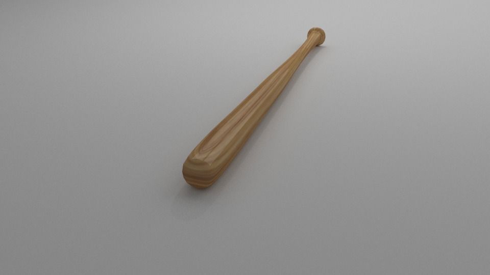 Baseball Bat 3D model_2