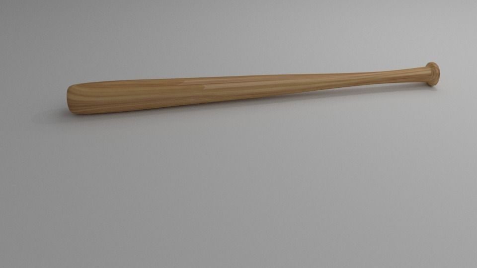 Baseball Bat 3D model_1