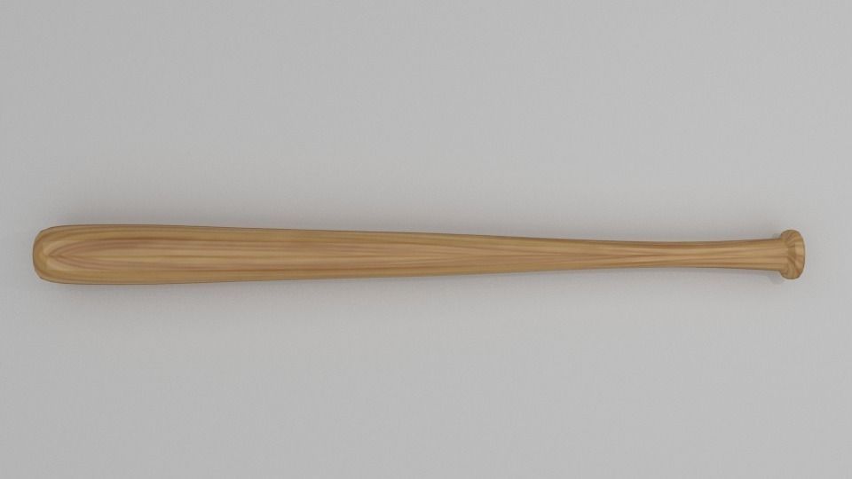Baseball Bat 3D model_4