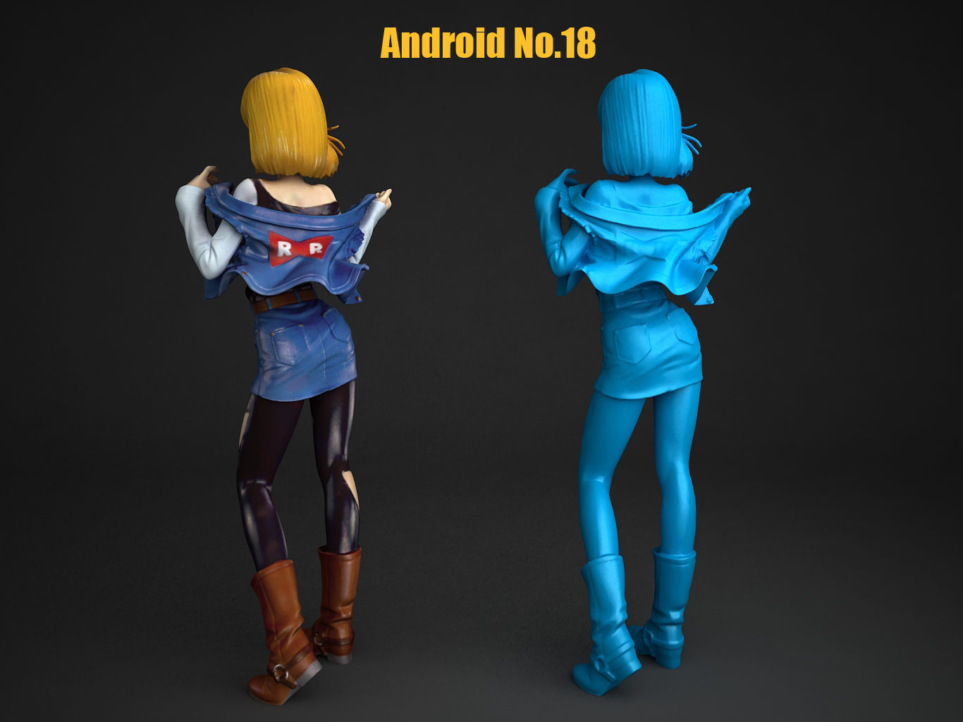 Android No18 3D model_8