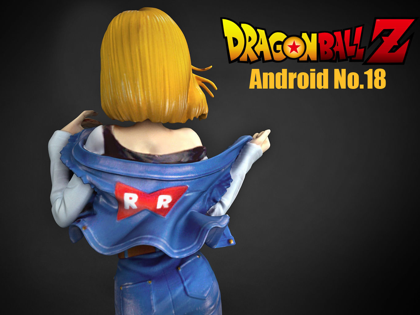 Android No18 3D model_1