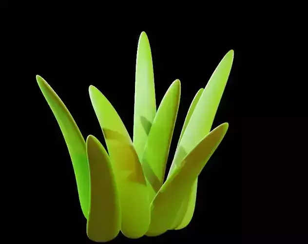 Stylized Grass 1 - Mobile Game Asset