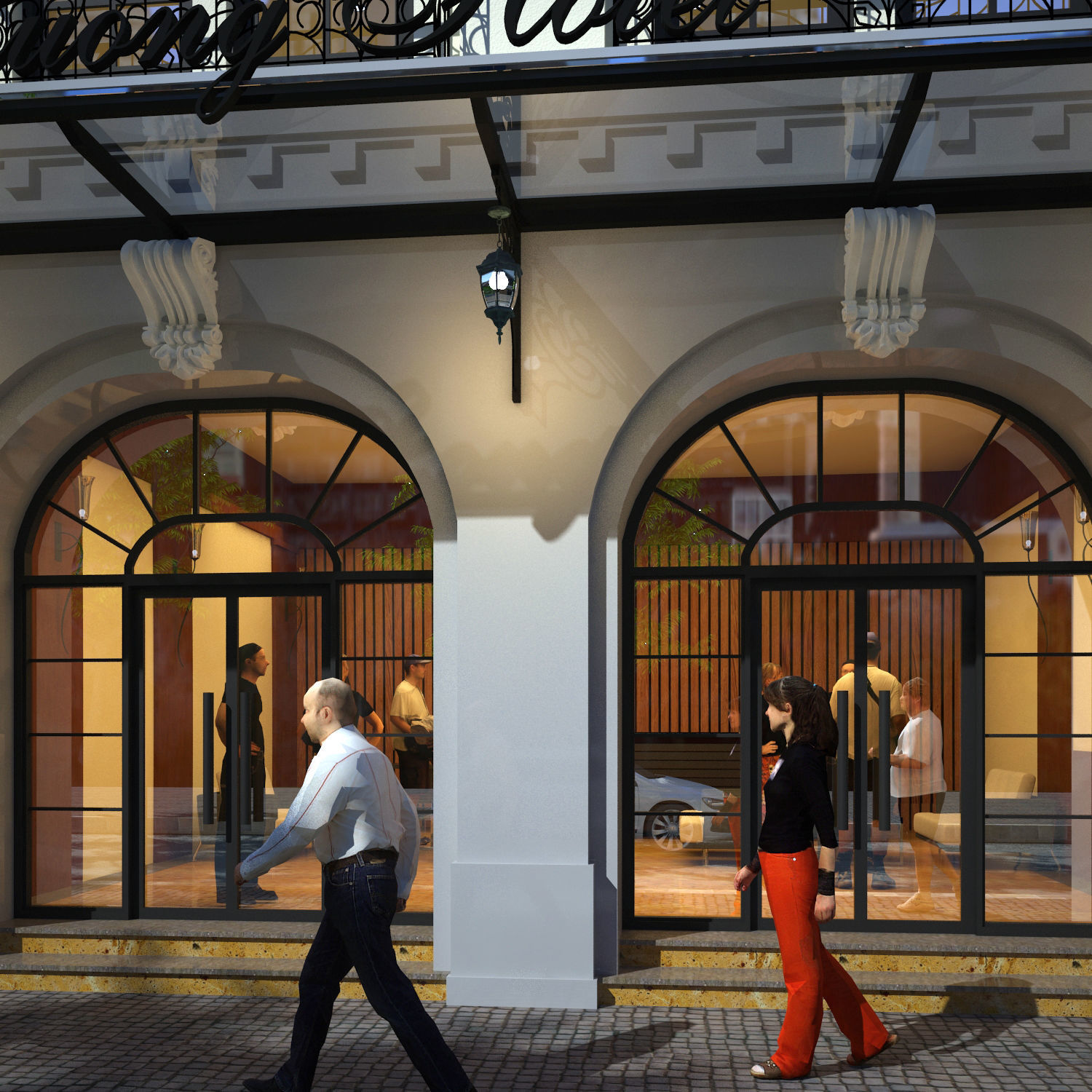 Classic house 04 3D model_4