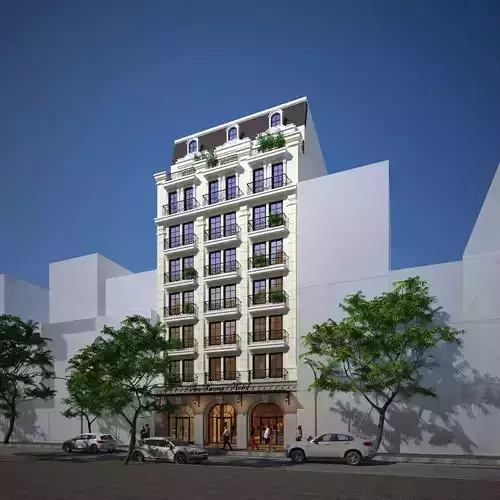 Classic house 04 3D model