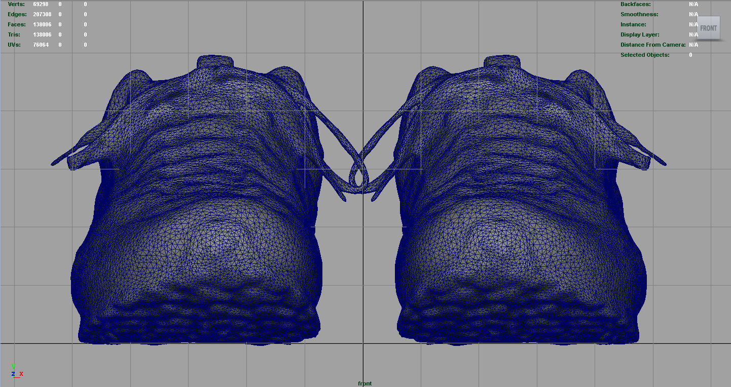 Trekking Sneakers Low-poly 3D model_12