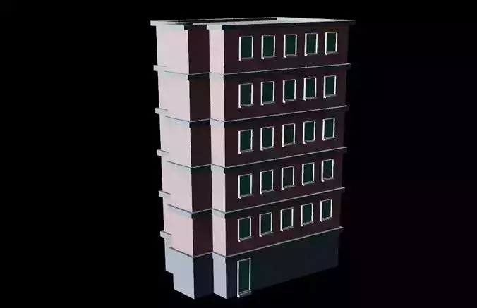 Stylized Building 2  - Mobile Game Asset