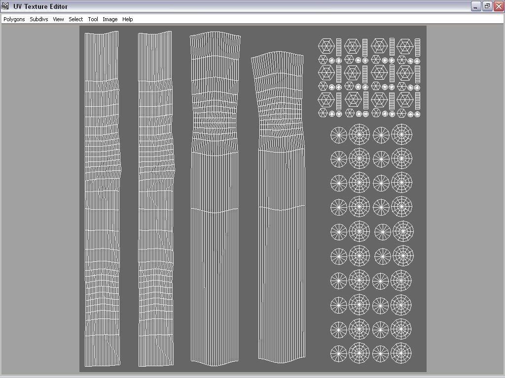 chairs collection modern chair with metal frame Low-poly 3D model_15