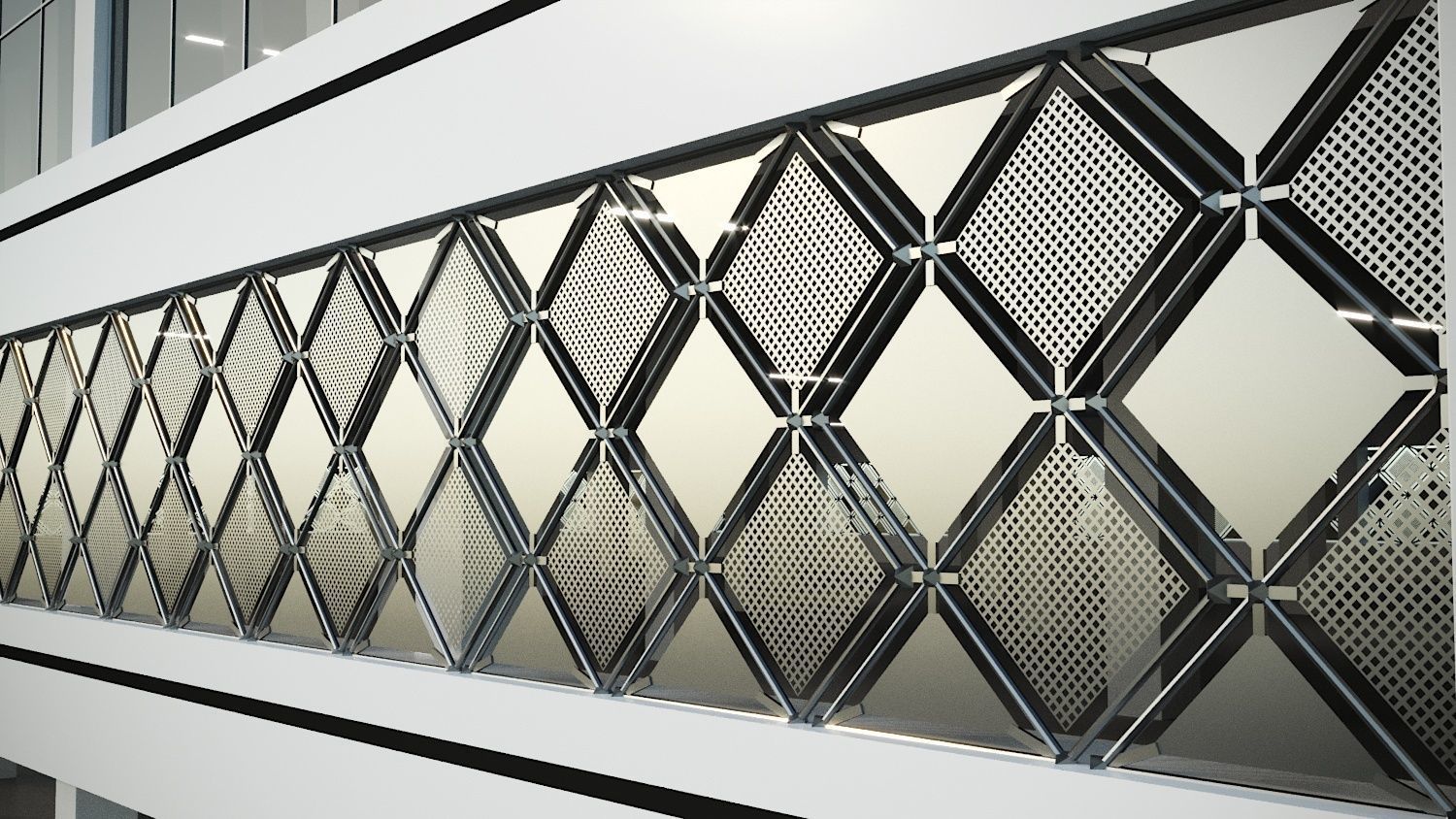 Multi-level parking 3D model_4