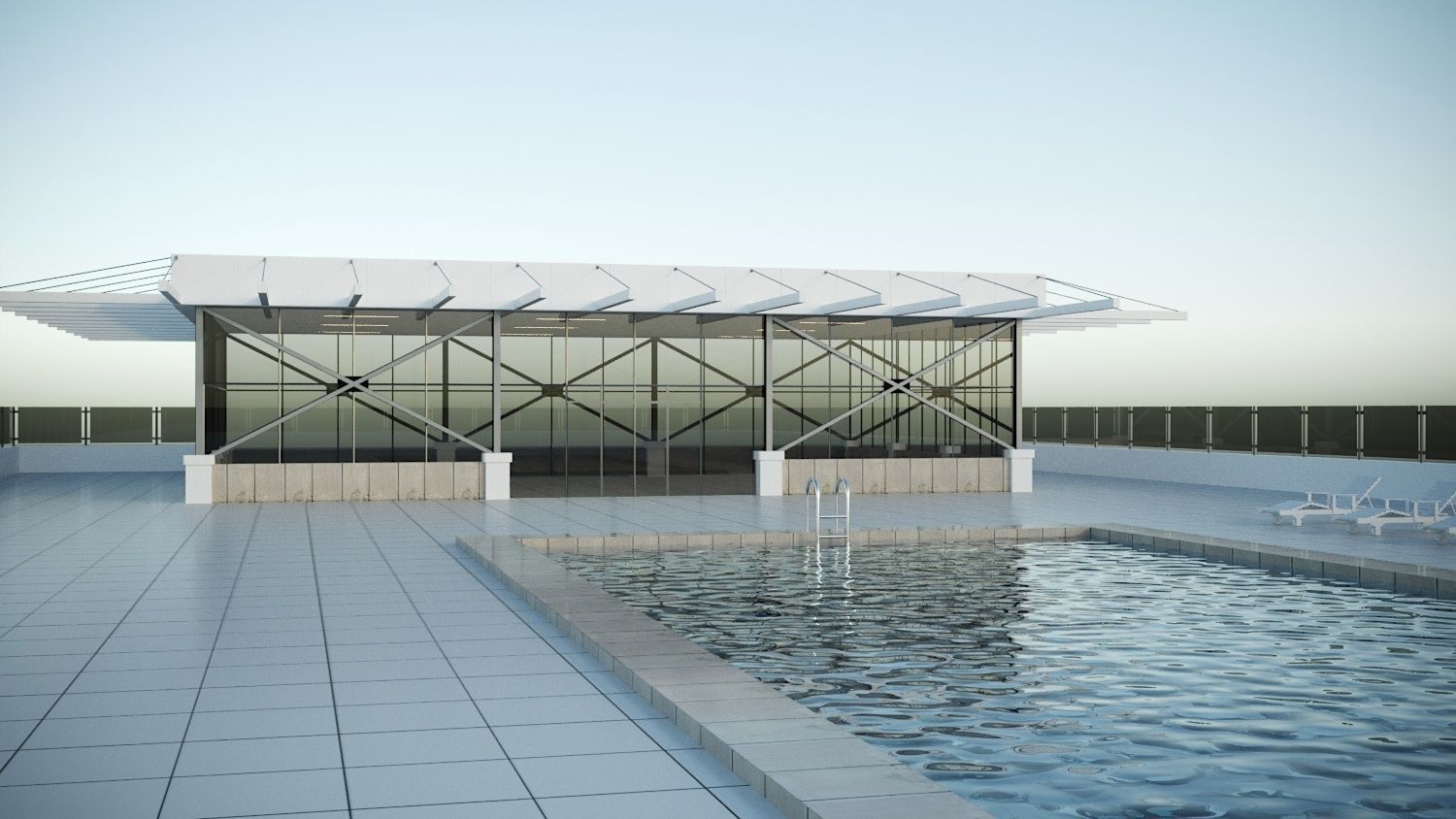 Multi-level parking 3D model_9