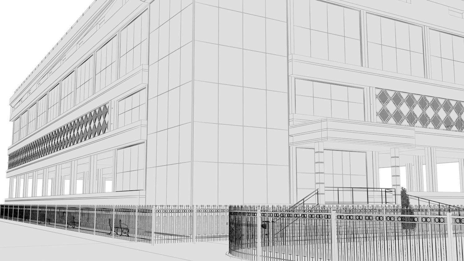 Multi-level parking 3D model_15