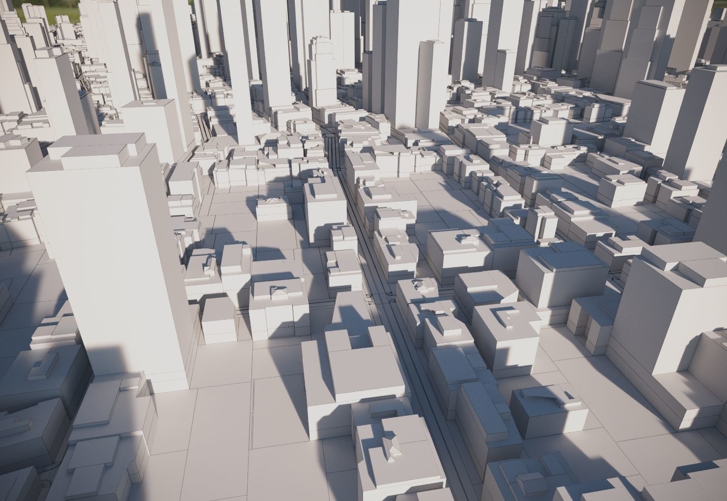 City 03 Low-poly 3D model_6