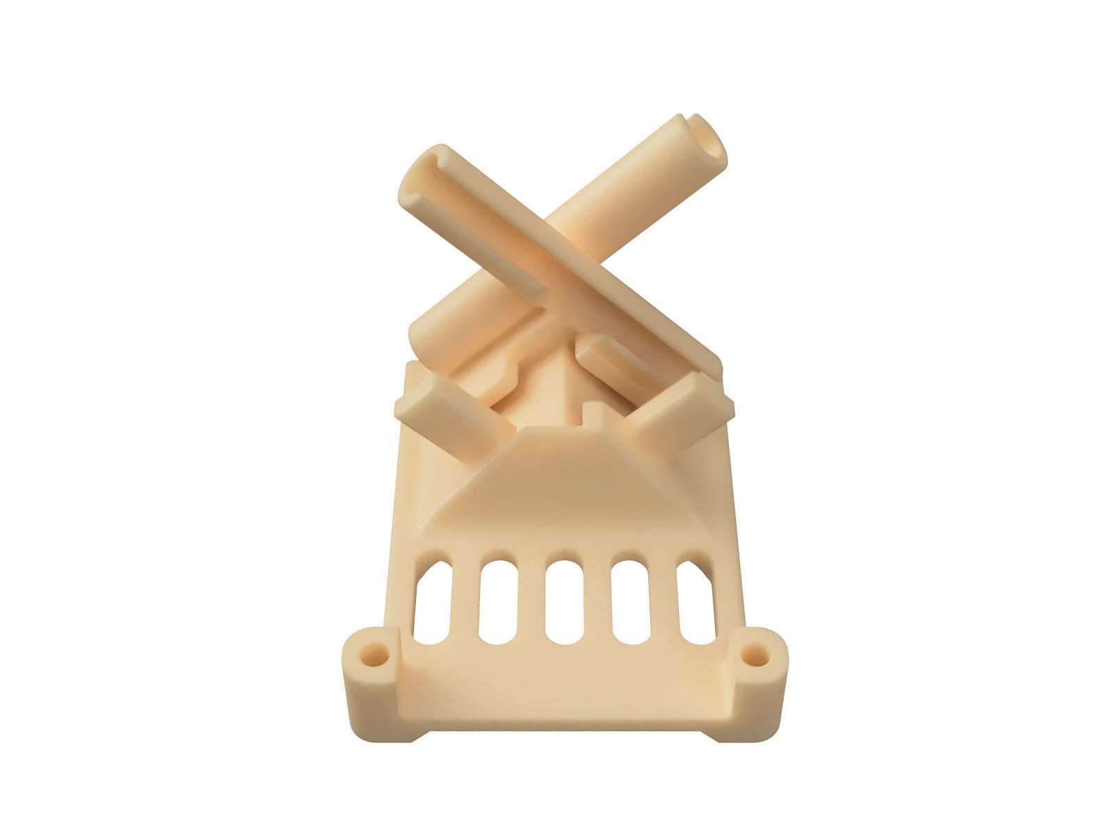 DJI OcuSync Dipole and Pagoda x2 antenna mount 3D print model_1