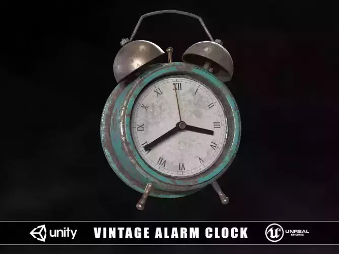 Vintage Rustic Alarm Clock
