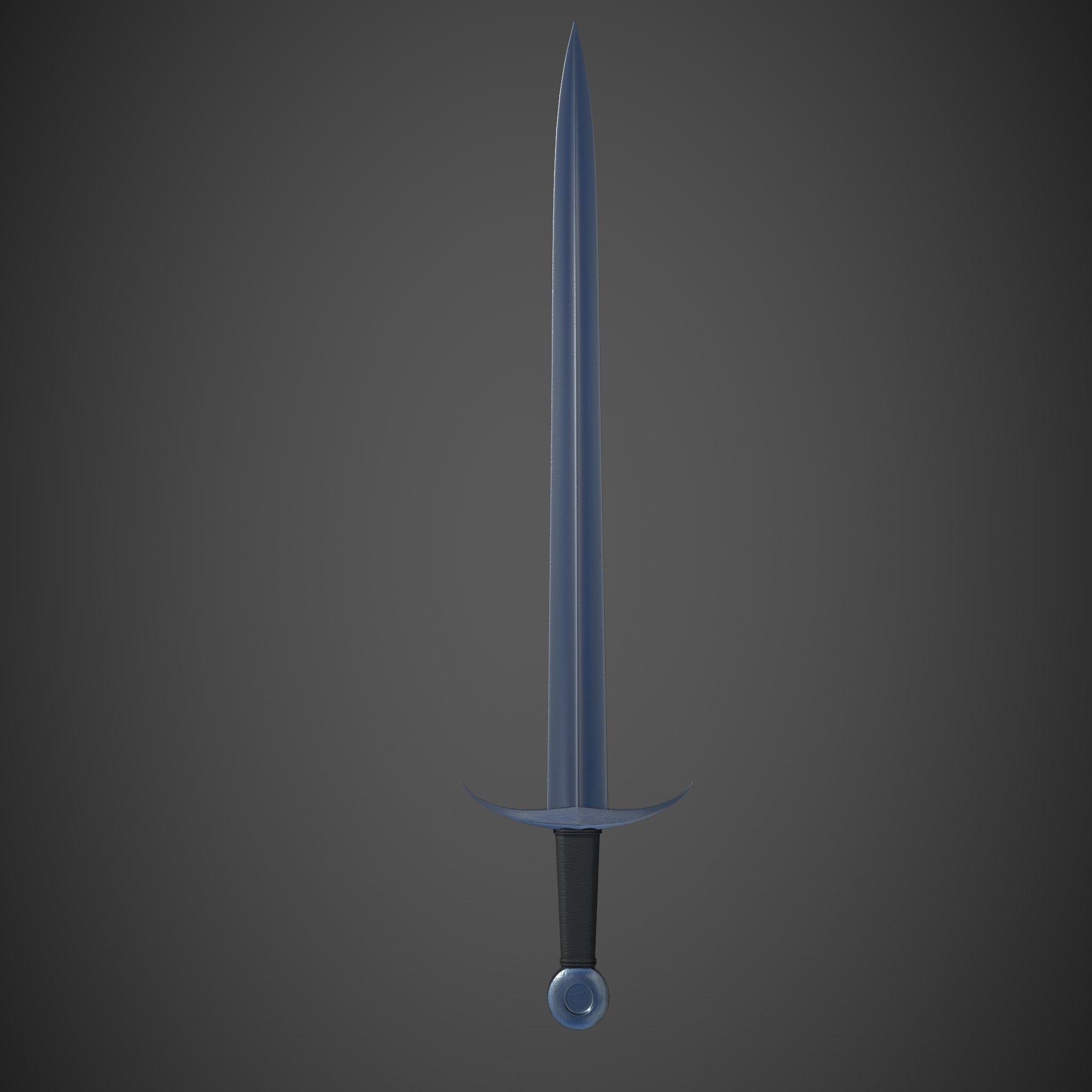 Sword Low-poly 3D model_1