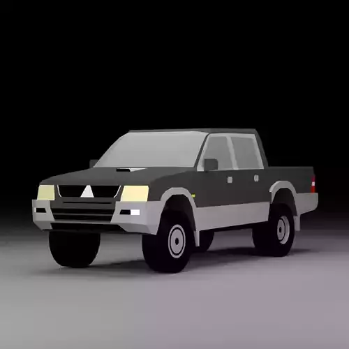 Low Poly Mitsubishi L200