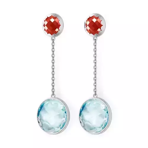 Gemstone Grace Earring