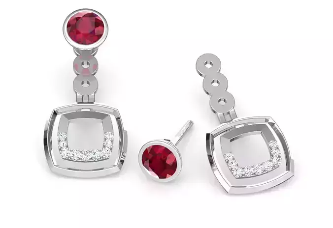 Square Connect Ear Jacket