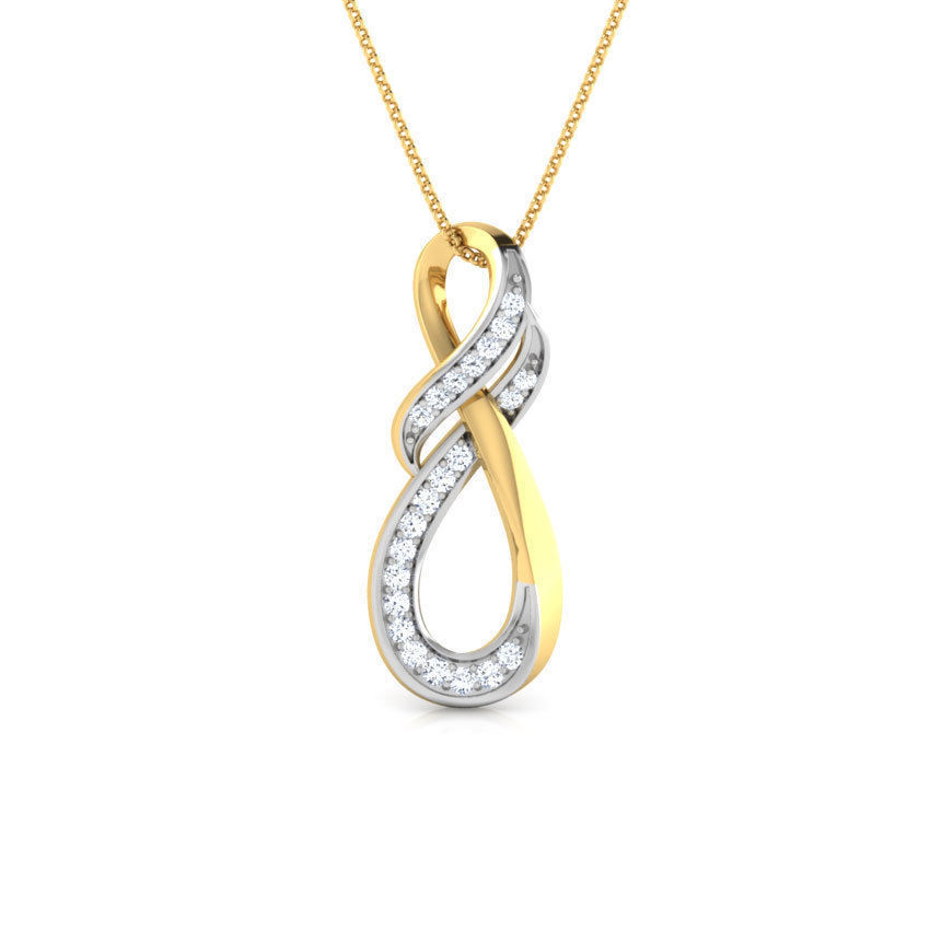Inter-Twisted Pendant 3D print model_12