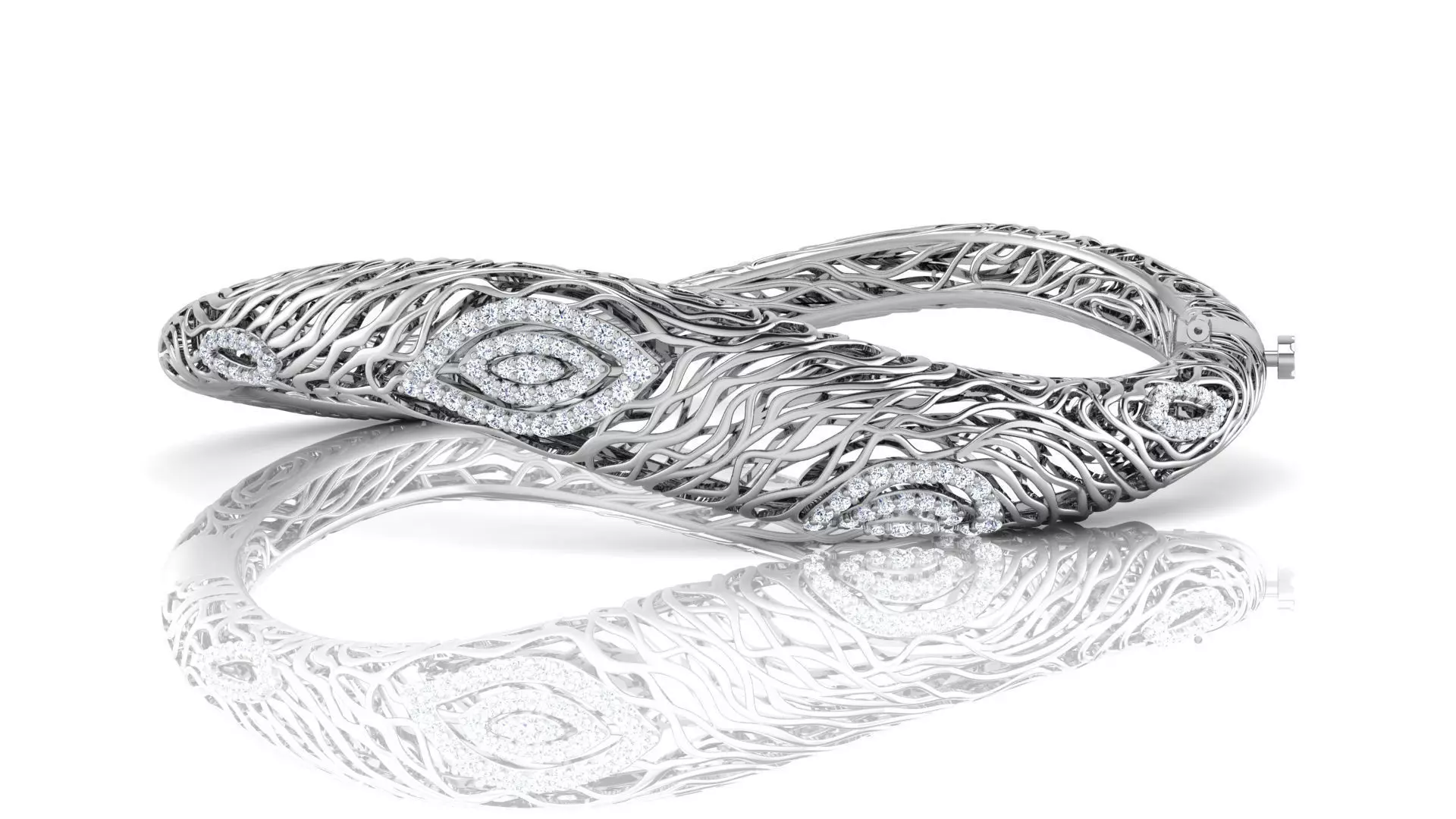 Wood Grain Bracelet 3D print model