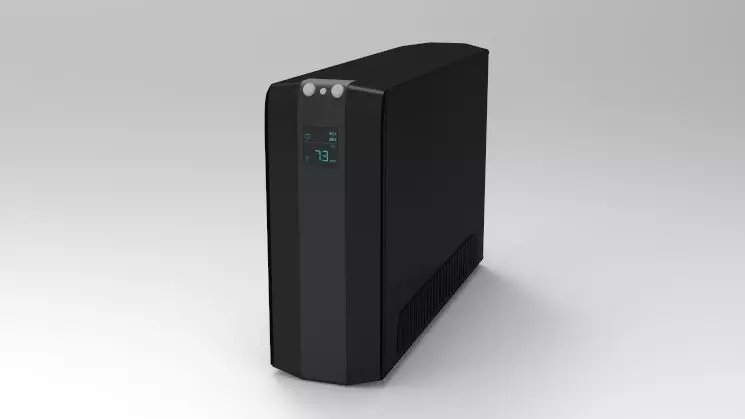 APC ups backup Free low-poly 3D model_0