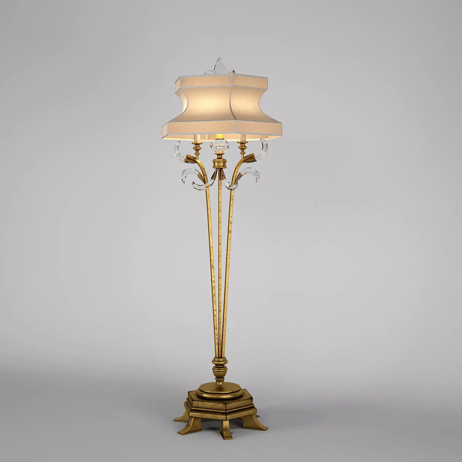 Fine Art Lamps Floor Lamp 3D model_0