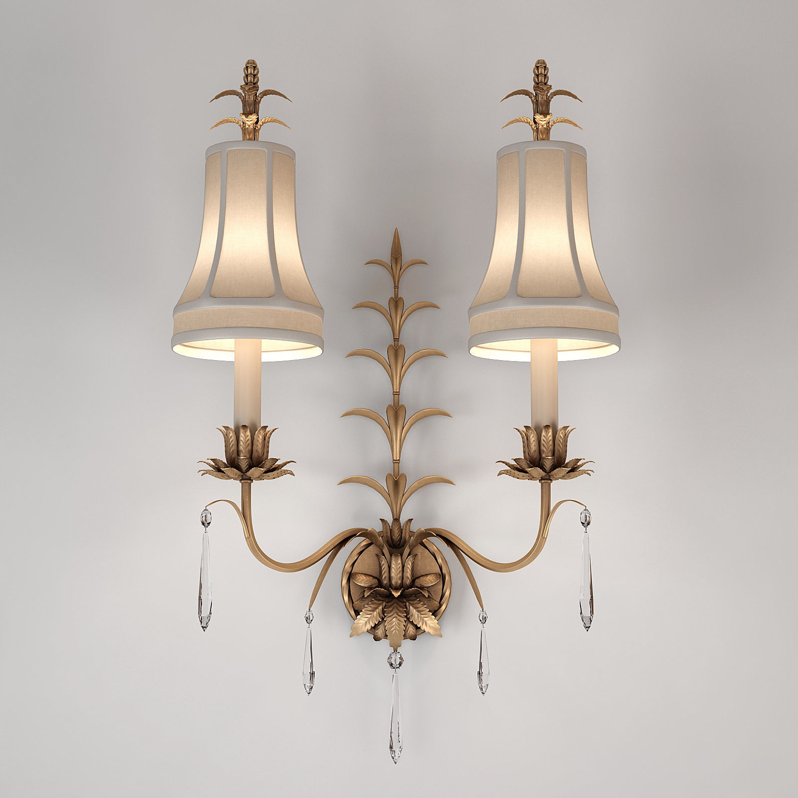 Fine Art Lamps Sconce 409050 3D model_1