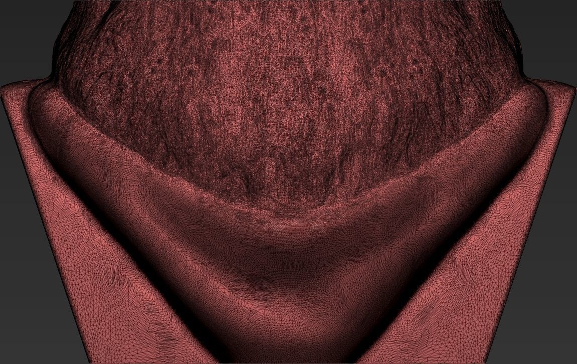 Gimli Lord of the Rings bust full color 3D printing ready 3D print model_49