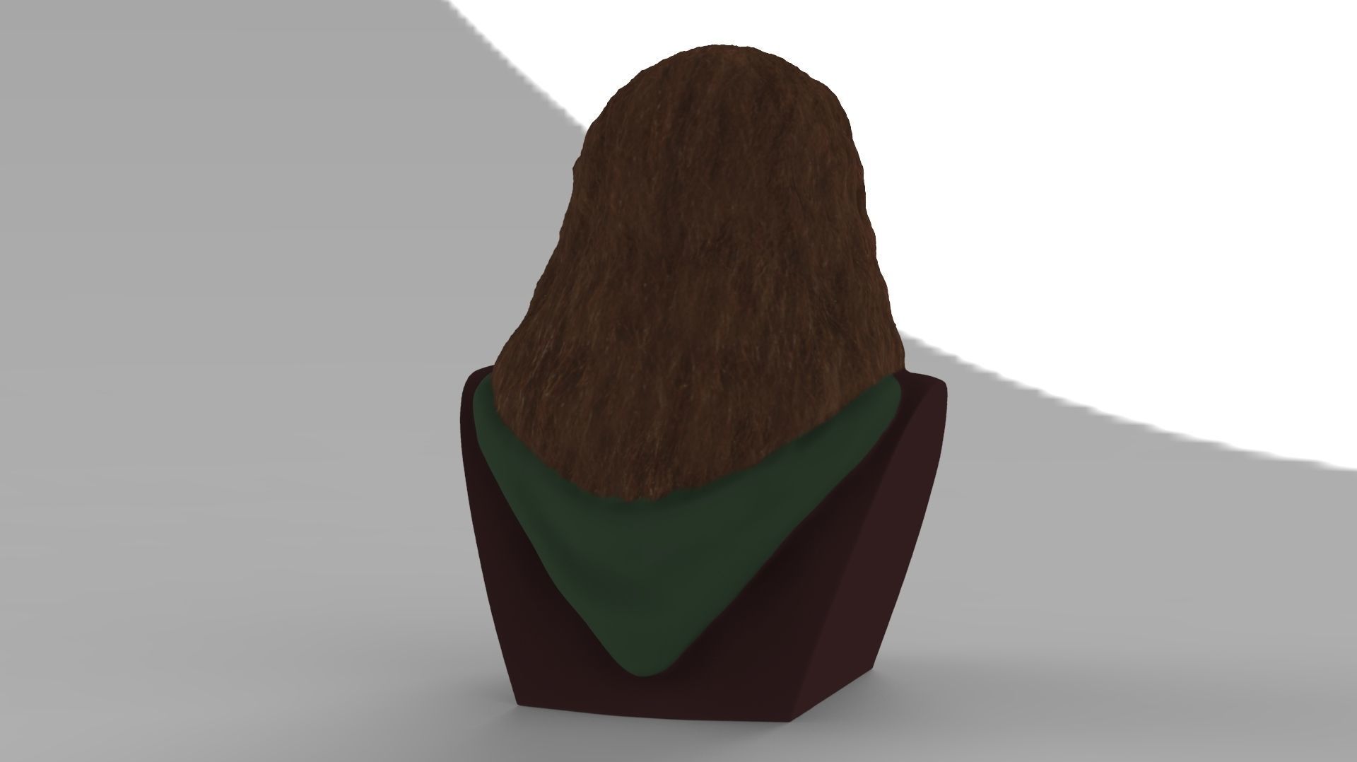 Gimli Lord of the Rings bust full color 3D printing ready 3D print model_11